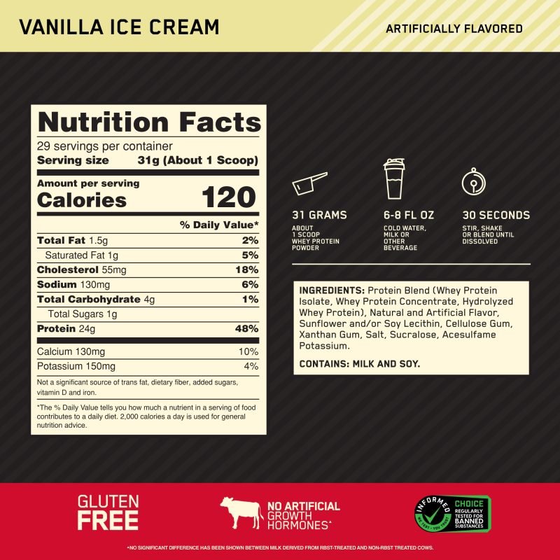 Alternative view of Gold Standard 100% Whey Protein 2 lb