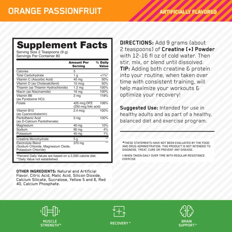 Alternative view of Creatine+ 80 Serv