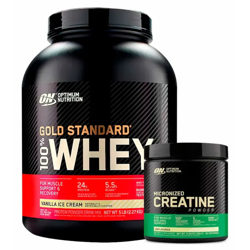 Gold Standard 5 LB + Creatine Optimum 60 Serv