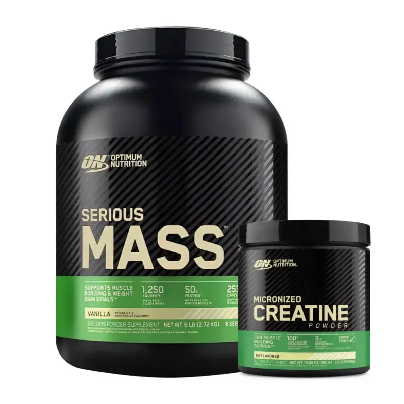 Serious Mass 6 LB + Creatine Optimum 60 Serv